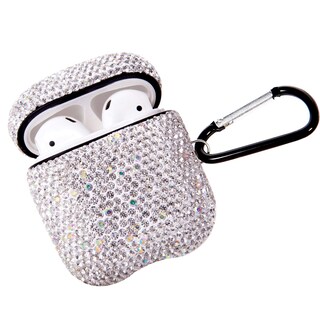 Foto 1 | Foto 1 | Funda Para Airpods Axcuws Sparkly Diamond Con Llavero, Color Blanco - Venta Internacional.