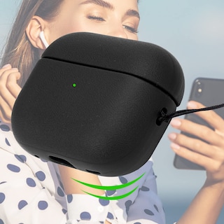 Foto 5 | Foto 5 | Funda para AirPods Pro 2 Nunwiza de Piel Tpu con Cordón - Venta Internacional