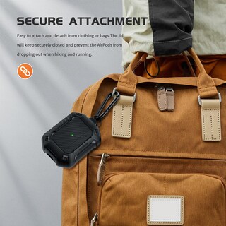 Foto 7 | Foto 7 | Funda Mobosi Negro para Airpods-Venta Internacional