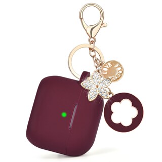 Foto 4 | Foto 4 | Funda Visoom Para Apple Airpods 4 De Silicona Anticaída Con Llavero - Venta Internacional.