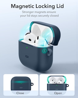 Foto 4 | Foto 4 | Funda para AirPods 4.a Generación ESR Azul - Venta Internacional