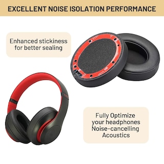 Foto 2 | Foto 2 | Almohadillas De Repuesto Wuneyea Para Beats Studio 2/3, Color Negro - Venta Internacional.