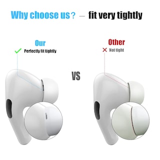 Foto 4 | Foto 4 | Almohadillas Yuwakayi de Repuesto Para Airpods Pro 1/2 4 Pares - Venta Internacional