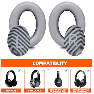 Foto 2 | Foto 2 | Almohadillas De Repuesto Gevo Para Auriculares Bose Qc35 Y Qc35ii - Venta Internacional.