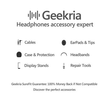 Foto 7 | Foto 7 | Almohadillas De Repuesto Geekria Para Sennheiser Urbanite Xl - Venta Internacional.