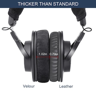 Foto 5 | Foto 5 | Almohadillas De Repuesto Gvoears Para Audio Technica Ath M50x, Color Negro - Venta Internacional.