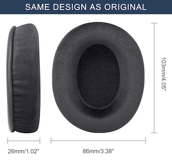 Foto 7 | Foto 7 | Almohadillas De Repuesto Gvoears Para Audio Technica Ath M50x, Color Negro - Venta Internacional.
