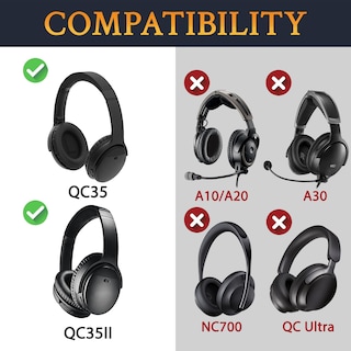 Foto 2 | Foto 2 | Almohadillas De Repuesto Para Auriculares Bose Quietcomfort 35 - Venta Internacional.