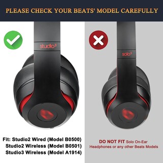 Foto 2 | Foto 2 | Almohadillas De Repuesto Para Auriculares Beats Studio 2 Y 3 - Venta Internacional.
