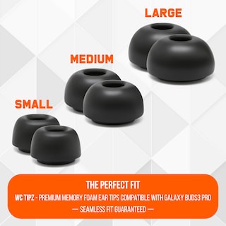 Foto 4 | Foto 4 | Almohadillas Wicked Cojines Wc Tipz Galaxy Para Samsung Galaxy Buds 3 Pro - Venta Internacional.