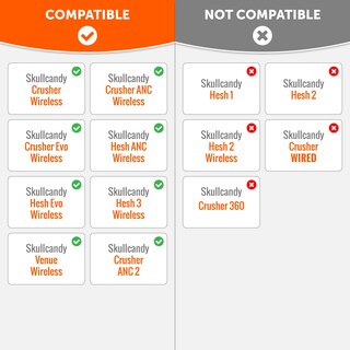 Foto 2 | Foto 2 | Almohadillas De Repuesto Wc Freeze Crusher Para Skullcandy - Venta Internacional.