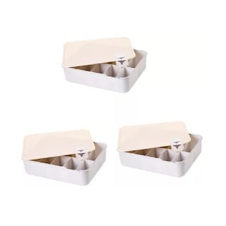 Foto 1 | Foto 1 | Set De 3 Cajas Con Tapa Organizadoras Para Ropa Interior