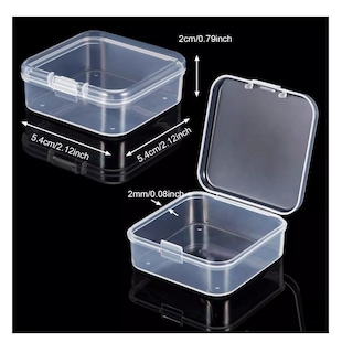 Foto 2 | Foto 2 | Organizador Caja Para Cuentas De Tornillo, 24 Pcs Transparente