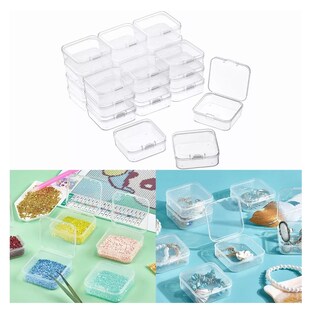 Foto 3 | Foto 3 | Organizador Caja Para Cuentas De Tornillo, 24 Pcs Transparente