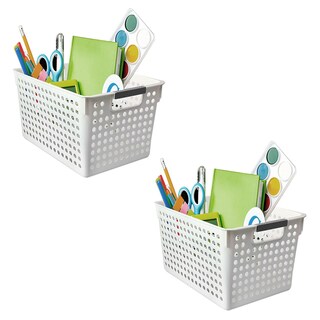 Foto 1 | Foto 1 | Set 2 Canastas De Almacenamiento Jauz Improvement Color Blanco (j0430)