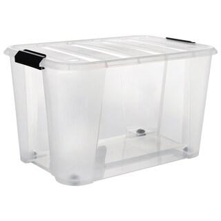 Foto 1 | Foto 1 | Caja De Almacenamiento De Plástico Semitransparente Con Capacidad De 32 L Ag Box