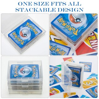 Foto 3 | Foto 3 | Funda Para Cartas Skylety, Organizador De 6 Piezas, Transparente - Venta Internacional.