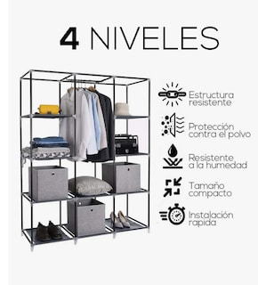 Foto 2 | Foto 2 | Closet Xtellar Armable Negro