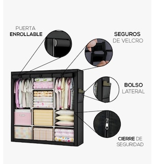 Foto 3 | Foto 3 | Closet Xtellar Armable Negro