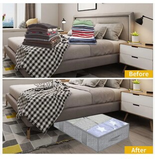 Foto 5 | Foto 5 | Zapatera Xtellar Plegable Bajo Cama 2pz Mantas Edredones Para Zapato