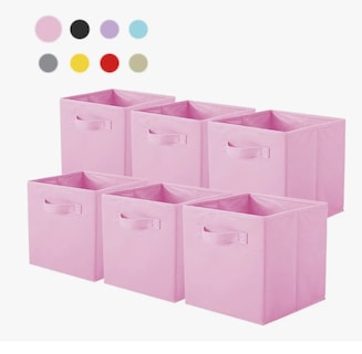 Foto 1 | Foto 1 | Cajas De Almacenamiento De Organizadora Tela Plegables/6pcs
