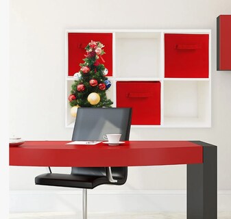Foto 2 | Foto 2 | Cajas De Almacenamiento De Organizadora Tela Plegables/6pcs