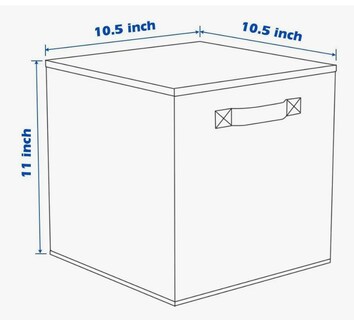 Foto 4 | Foto 4 | Cajas De Almacenamiento De Organizadora Tela Plegables/6pcs