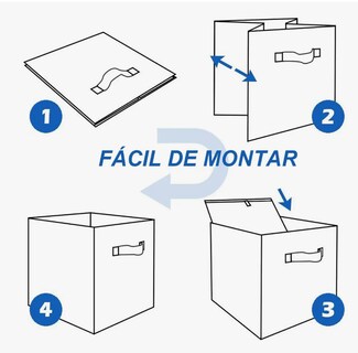 Foto 5 | Foto 5 | Cajas De Almacenamiento De Organizadora Tela Plegables/6pcs