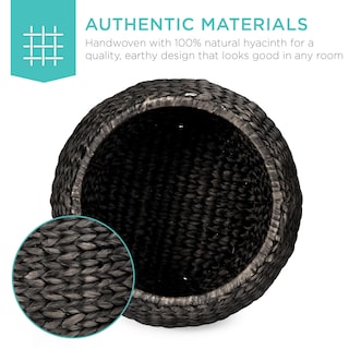 Foto 4 | Foto 4 | Cesta De Almacenamiento Best Choice Products Vintage Jacinth Black - Venta Internacional.