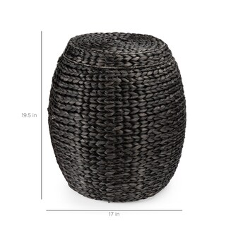 Foto 7 | Foto 7 | Cesta De Almacenamiento Best Choice Products Vintage Jacinth Black - Venta Internacional.