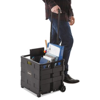 Foto 7 | Foto 7 | Caja De Almacenamiento Móvil Plegable Universal Negra De 18,25 X 15 X 18,25 A 39,37 Pulgadas - Venta Internacional.