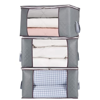 Foto 1 | Foto 1 | Cajas Organizadoras Gris 3 Piezas-Venta Internacional