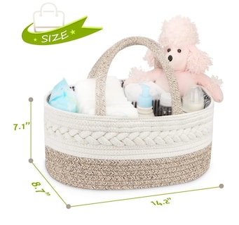 Foto 6 | Foto 6 | Baby Diaper Caddy Organizer Para Niña Boy Cotton