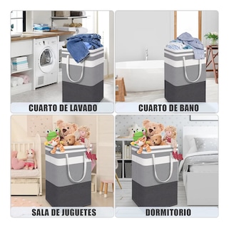 Foto 2 | Foto 2 | Cestos Plegables Tucson para Ropa 75 L 3 Piezas