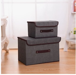 Foto 5 | Foto 5 | Caja de Almacenamiento de Tela con Tapas 6 Piezas