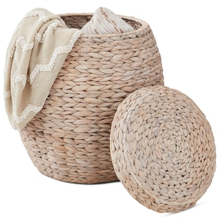 Foto 1 | Foto 1 | Cesta De Almacenamiento Best Choice Products Vintage Hyacinth White - Venta Internacional.