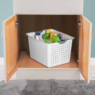 Foto 6 | Foto 6 | Canasta Organizadora Sterilite Deep Ultra Basket Blanco 6 Piezas - Venta Internacional