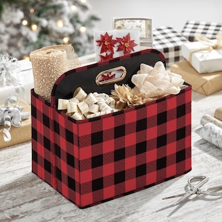 Foto 2 | Foto 2 | Caja De Almacenamiento Mdesign Holiday Para Envolver Regalos De Navidad - Venta Internacional.