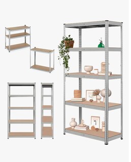 Foto 1 | Foto 1 | Mueble Xtellar Organizador Estante Metal Anaquel 5 Niveles Metal 180 X 40 X 90 Color Gris Premium