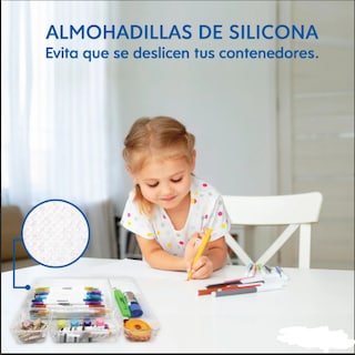 Foto 4 | Foto 4 | Contenedores Organizadores De Plástico Multiusos Kit De 25 Piezas