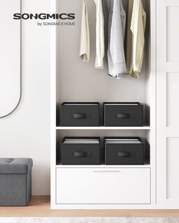 Foto 2 | Foto 2 | Set De 4 Organizadores De Ropa Para Armario Songmics Tamaño Grande - Venta Internacional.