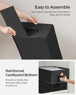 Foto 4 | Foto 4 | Set De 4 Organizadores De Ropa Para Armario Songmics Tamaño Grande - Venta Internacional.