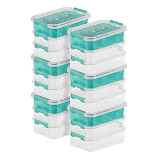 Foto 1 | Foto 1 | Caja De Almacenamiento De Plástico Sterilite De 3 Capas Paquete De 6 - Venta Internacional.