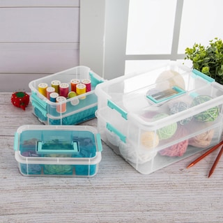 Foto 4 | Foto 4 | Caja De Almacenamiento De Plástico Sterilite De 3 Capas Paquete De 6 - Venta Internacional.