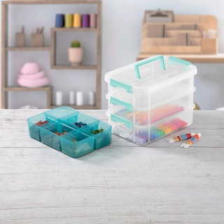 Foto 5 | Foto 5 | Caja De Almacenamiento De Plástico Sterilite De 3 Capas Paquete De 6 - Venta Internacional.
