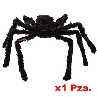 Foto 1 | Foto 1 | Decoración Halloween Araña Peluda SmileFun MXSRP-016 Negra 1 Pieza 160 cm