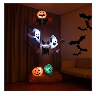 Foto 4 | Foto 4 | 2.4m Inflable Halloween Spooky Tree Calabaza Gigante Marron