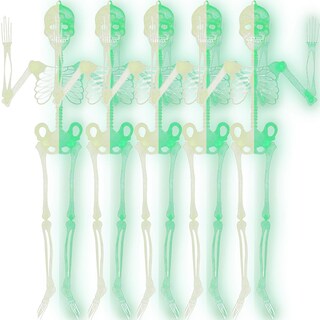 Foto 1 | Foto 1 | Adorno De Plástico Fosforescente Ventdepot Mxskv-005 5 Piezas Verde