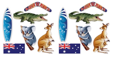 Foto 1 | Foto 1 | Decoración De Pared Beistle, Papel Australiano Recortado, Día De Australia - Venta Internacional.