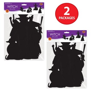 Foto 5 | Foto 5 | Decoraciones Para Fiestas De Halloween Con Forma De Beistle, Diseño De Bruja Negra - Venta Internacional.